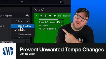 How to Prevent Unwanted Tempo Changes in Studio One | PreSonus