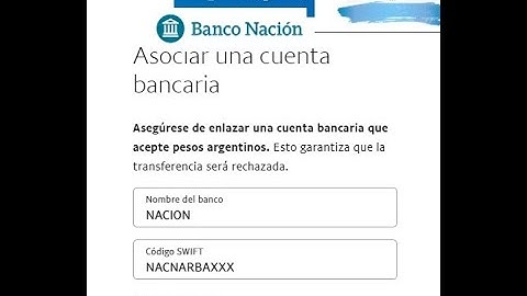 #PAYPAL SOLUCION CODIGO SWIFT BANCARIOS EN#ARGENTINA