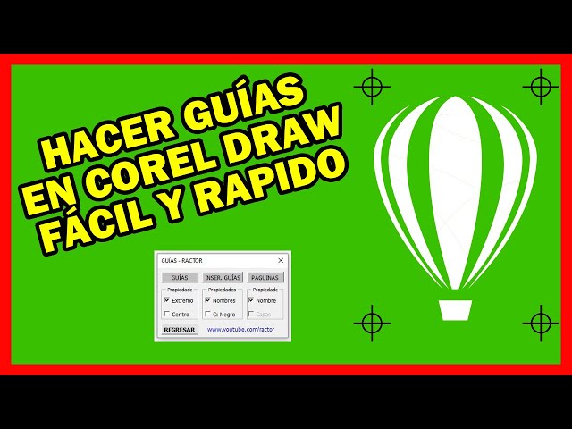 COMO HACER GUÍAS O MARCAS DE REGISTRO EN COREL DRAW 2021 Y 2022 | SERIGRAFIA CON MACROS class=