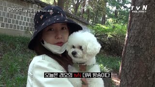 [선공개] 윤아의 VLOG   반려견 래오의 tvN 데뷔(?) 방송 | 온앤오프 onandoff EP.6