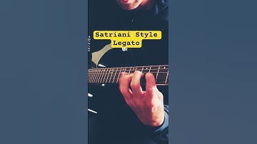 Satriani Style Legato Guitar Workout (Practice Time!)