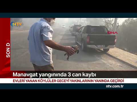 NTV | Manavgat yangınında 3 can kaybı