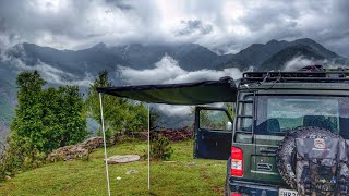 SOLO RAIN CAMPING IN HIMALAYAS With 2022 Force Gurkha| DCV Expeditions