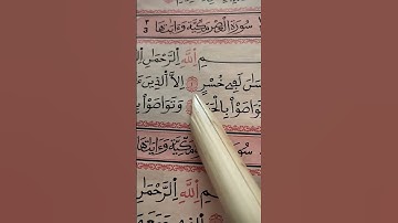 سورة ✨ العصر ✨ #قران_كريم #يارب #اكسبلور #القران #لايك