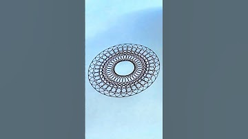 Spiro Amazing Design #shorts #spirograph #satisfying #pattern #spiroart  #creative #art #drawing