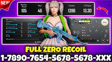 🔥Bgmi sensitivity settings 2025 🥵 | Bgmi best sensitivity settings 😱| Zero recoil sensitivity bgmi.