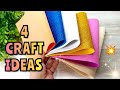 💥4 CRAFT IDEAS💥Easy Glitter Foam Sheet Craft Ideas😍DIY Tutorial