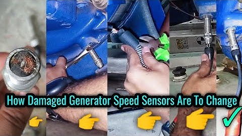 SPEED/RPM Sensor Of a Generator || How To Change..?