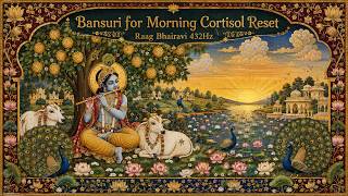 Bansuri for Morning Cortisol Reset | Raag Bhairavi 432Hz Healing Music