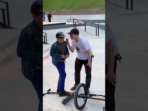 Сбил РЕБЁНКА на BMX #shorts