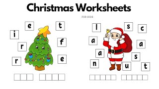 Christmas Worksheets for Kids #shorts