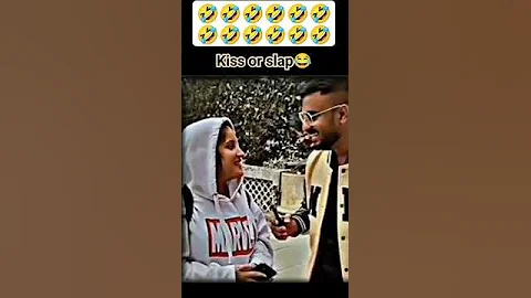 kiss or slap 🤣🤣 #shortvideo #shortsfeed #shorts
