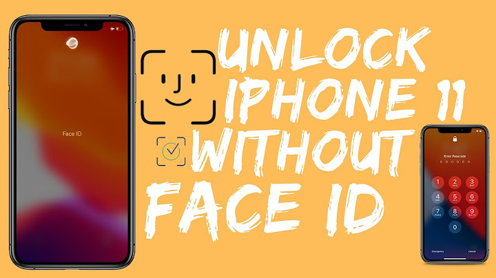 Unlock iphone 11 without face id or passcode