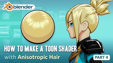 Toon Shader Tutorial - Part 4 - How to Make Anisotropic Hair (Blender 2.8/EEVEE)