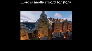 Can Lore Be Beneficial a Minecraft World? - #shorts
