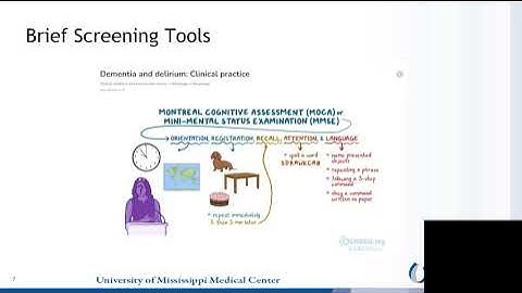 Topic Block 7:  Neurocognitive Disorders - NCDs - Diagnostic Approach, Unit 4 (Dr. Gleason)