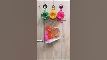 🤨Squid game Guess the mixed color?#satisfying #short #shorts #tiktok #art#asmr #colors #colormixing