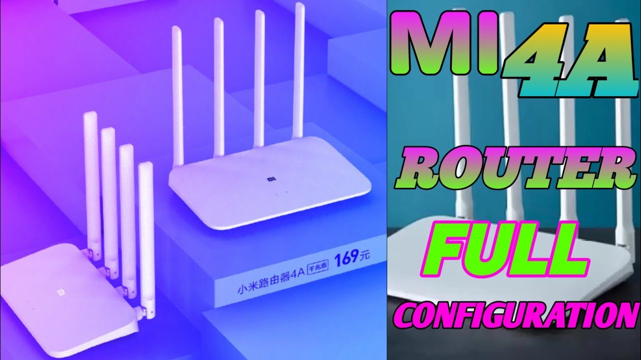 How To setup mi4a gigabit 1200mbps router YouTube