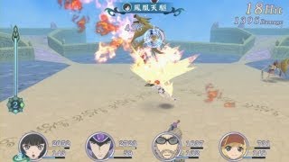 「テイルズ オブ ハーツ Ｒ」戦闘動画　コハク・ハーツ