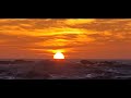 4K Perfect Sunset Beach Waves Oregon Coast Fogarty Creek 2160P Relaxation Video