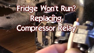 Refrigerator Won't Run Find Replacement and Update Obsolete Whirlpool Compressor Start Relay