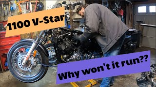 1100 V Star Why won't it run?