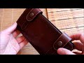 Кошелек мужской из натуральной кожи , ручной работы. Men's wallet made of genuine leather, handmade