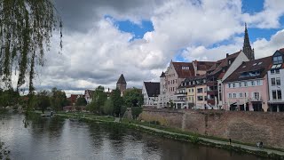Walking in Ulm/ Neu-Ulm Germany(4K) - Part 2 - May 2021