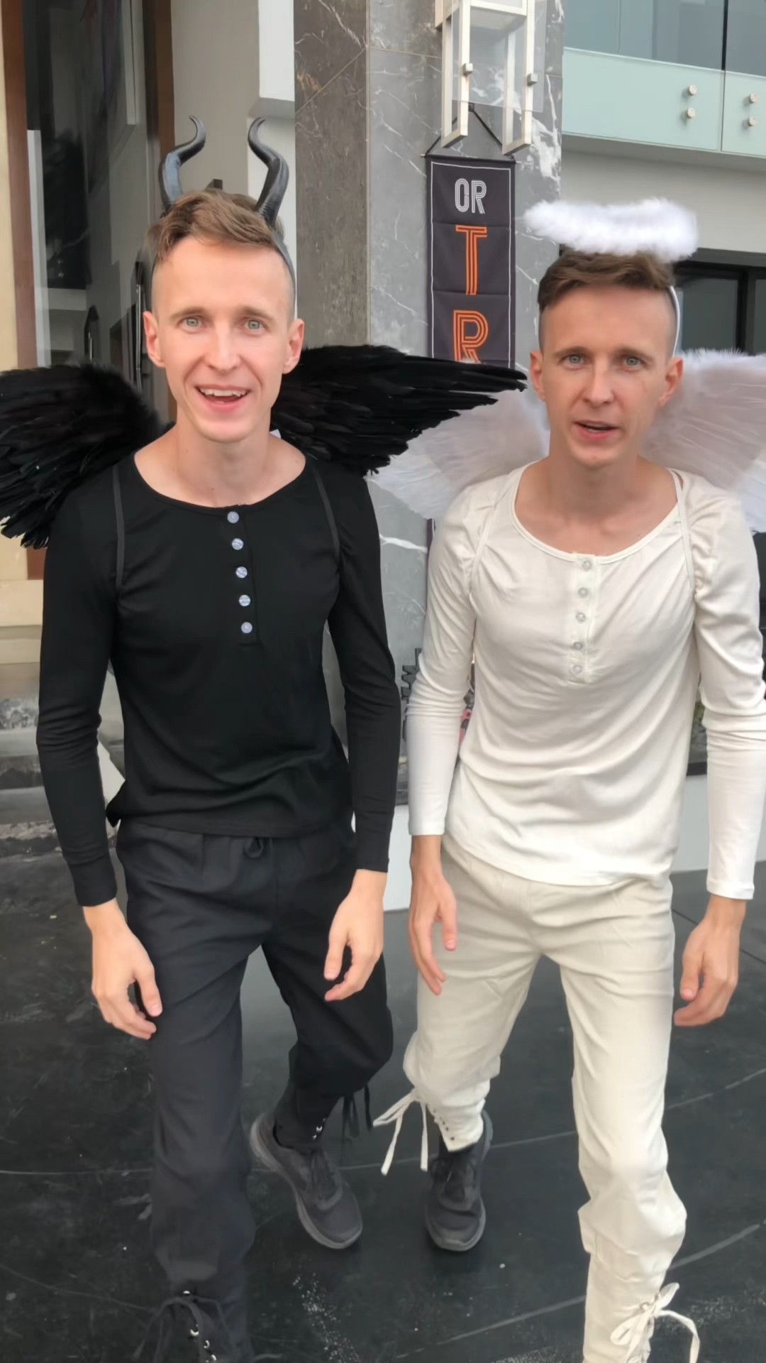 Angel \u0026 Demon ? FUNNY PRANK ? #shorts
