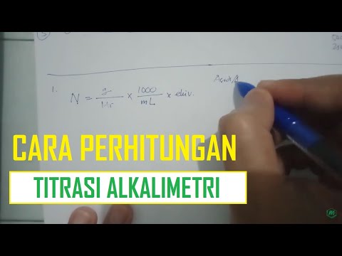 Video: Bagaimana cara menghitung masalah titrasi?