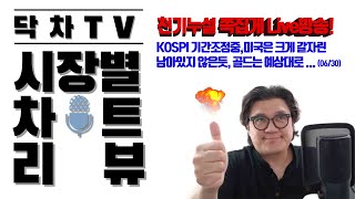 천기누설 쪽집게 Live 방송!!  KOSPI 기간조정중/미국은 크게 갈자린 남아있지 않은듯, 골드는 예상대로 조정중......  (06/30)
