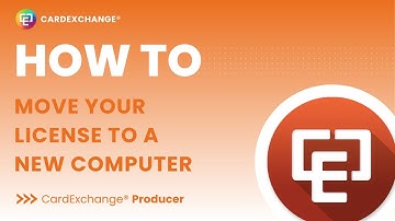 How to Move Your CardExchange® Producer License to a New Computer