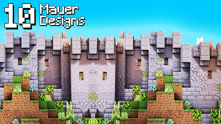 10 Mauern in Minecraft 🔟 Minecraft Mauer bauen deutsch