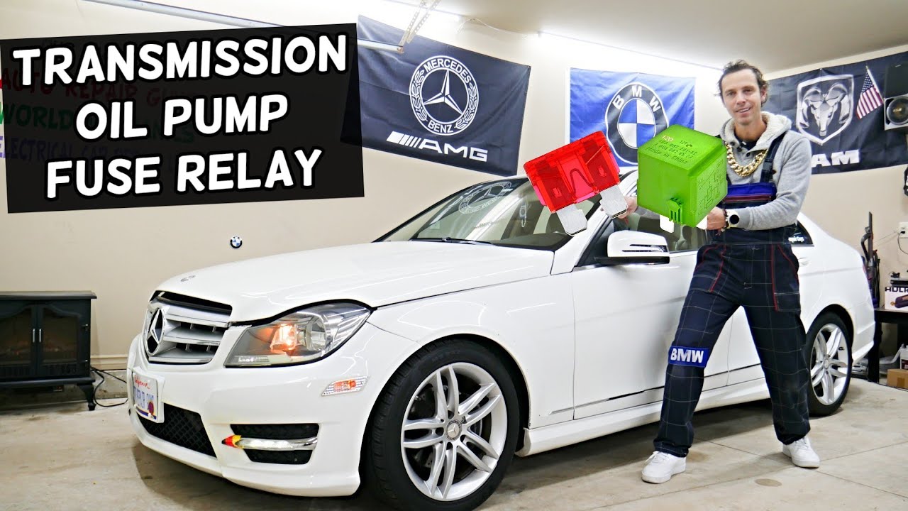 Mercedes Schlüssel öffnet Aber Startet Nicht MERCEDES W204 Transmission Oil Pump Fuse Relay Location Replacement