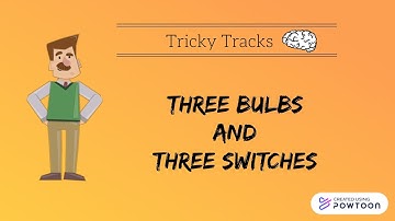 Three Bulbs And Three Switches Puzzle In Hindi | Animated Videos For Better Explanation