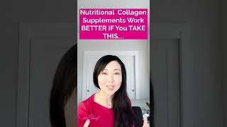 Nutritional or Collagen Supplements Work BETTER IF You TAKE THIS   shorts