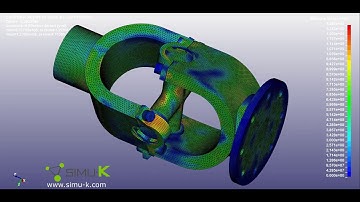 LS-Dyna - Failure simulation of a universal joint with erosion