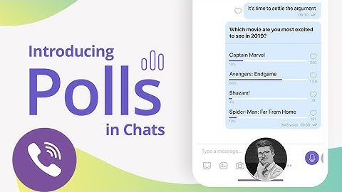 How to Create a Poll on Viber | Viber Chat Poll