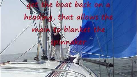 Single handed setting and dousing an Asymmetrical Spinnaker, using a Chutescoop sock