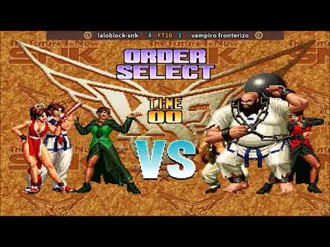 Fightcade 👊 The King Of Fighters 96 👊🏽 Laloblock-snk 🇵🇪 Vs Vampiro Fronterizo 🇲🇽 FT10 👊