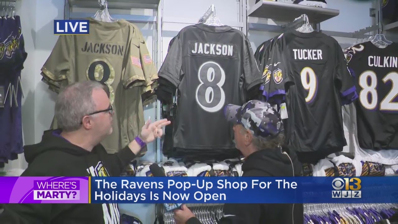 baltimore ravens pop up shop