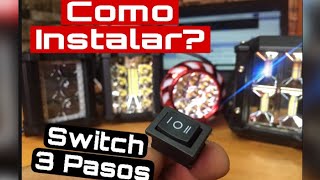 Como Instalar SWITCH de 3 Terminales (patas) Para FAROS EXPLORADORAS LED de MOTO by JazoBiker Accesorios para Motos 346,179 views 2 years ago 9 minutes, 55 seconds