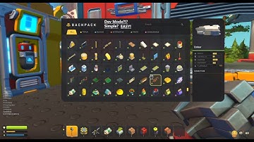 Easy Dev Mode in Scrap Mechanic!