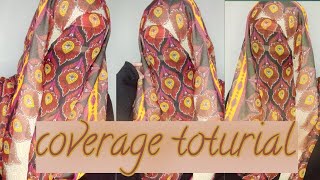 Full coverage Hijab style | how to wear Eyes cover scraf