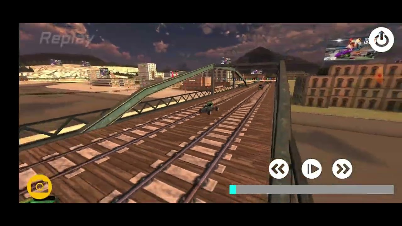 Demolition Derby 2 Compact Retro Circuit Race Railroad Rumble Gameplay ...