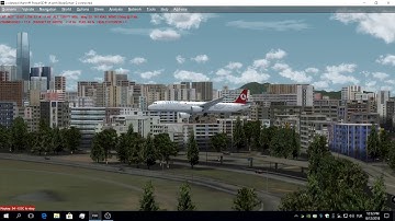 Kai Tak VHHX IGS RWY13 chechkerboard landing