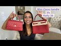 COMPARING KELLY 25 AND CHANEL MINI COCO HANDLE!!!