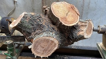 Amazing Woodturning Crazy - Extremely Good Idea From Ugly Log And Amazing Art Work On Lathe