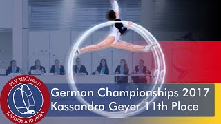German Championships in Gymwheel 2017 Kassandra Geyer 11th Place