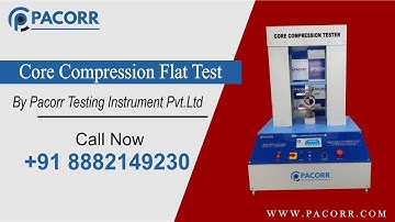 Core Compression Flat Test by Pacorr